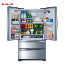 Refrigerador francês da porta de 590L No Frost com o fabricante de gelo ao mercado de América